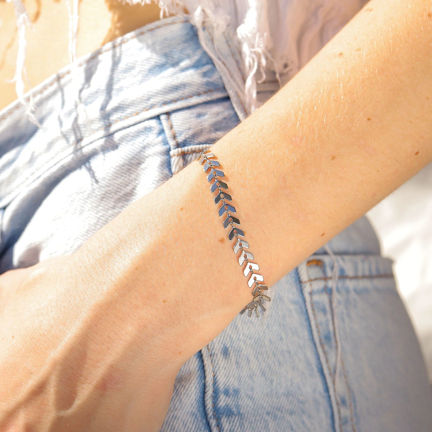 V-Link Bracelet - Lauren Riley Jewelry
