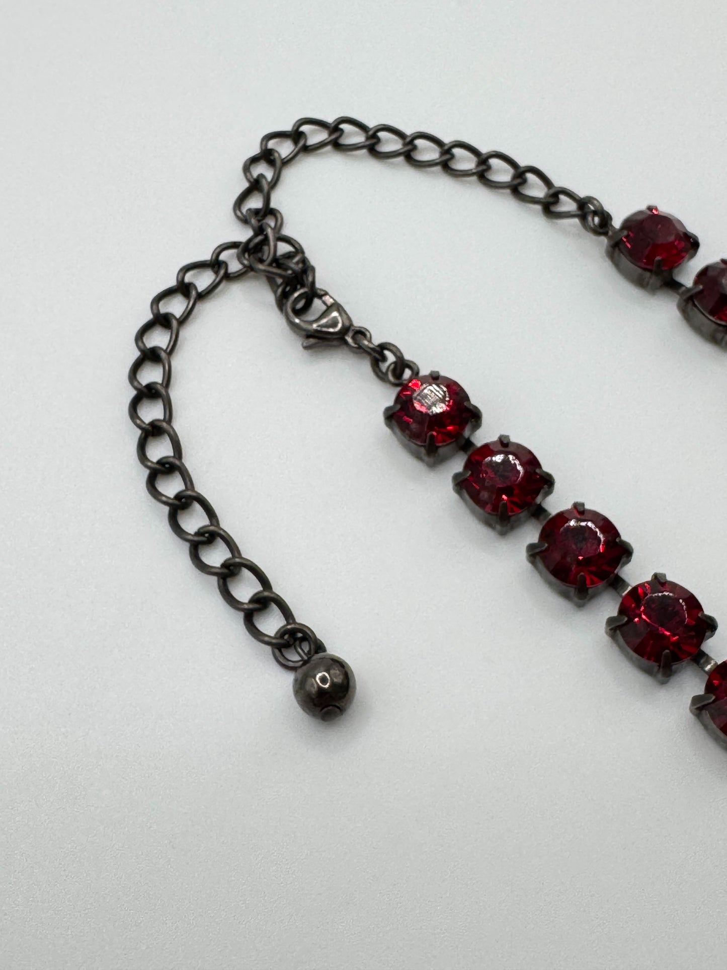 Cherry Noir Necklace - Lauren Riley Jewelry