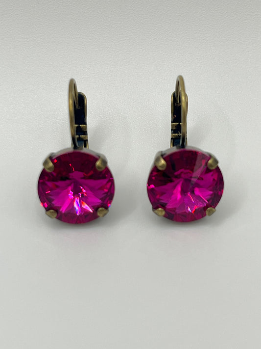 Raspberry Amour Earrings - Lauren Riley Jewelry