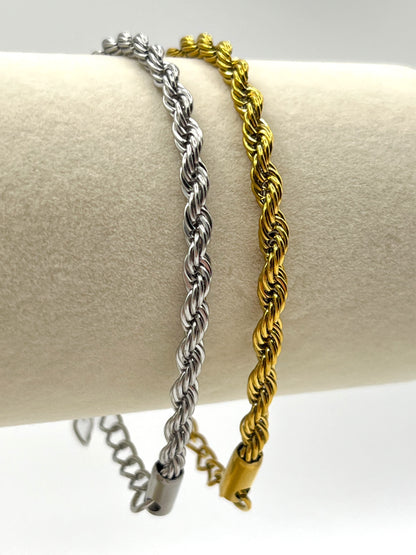 Twisted Rope Bracelet - Classic - Lauren Riley Jewelry